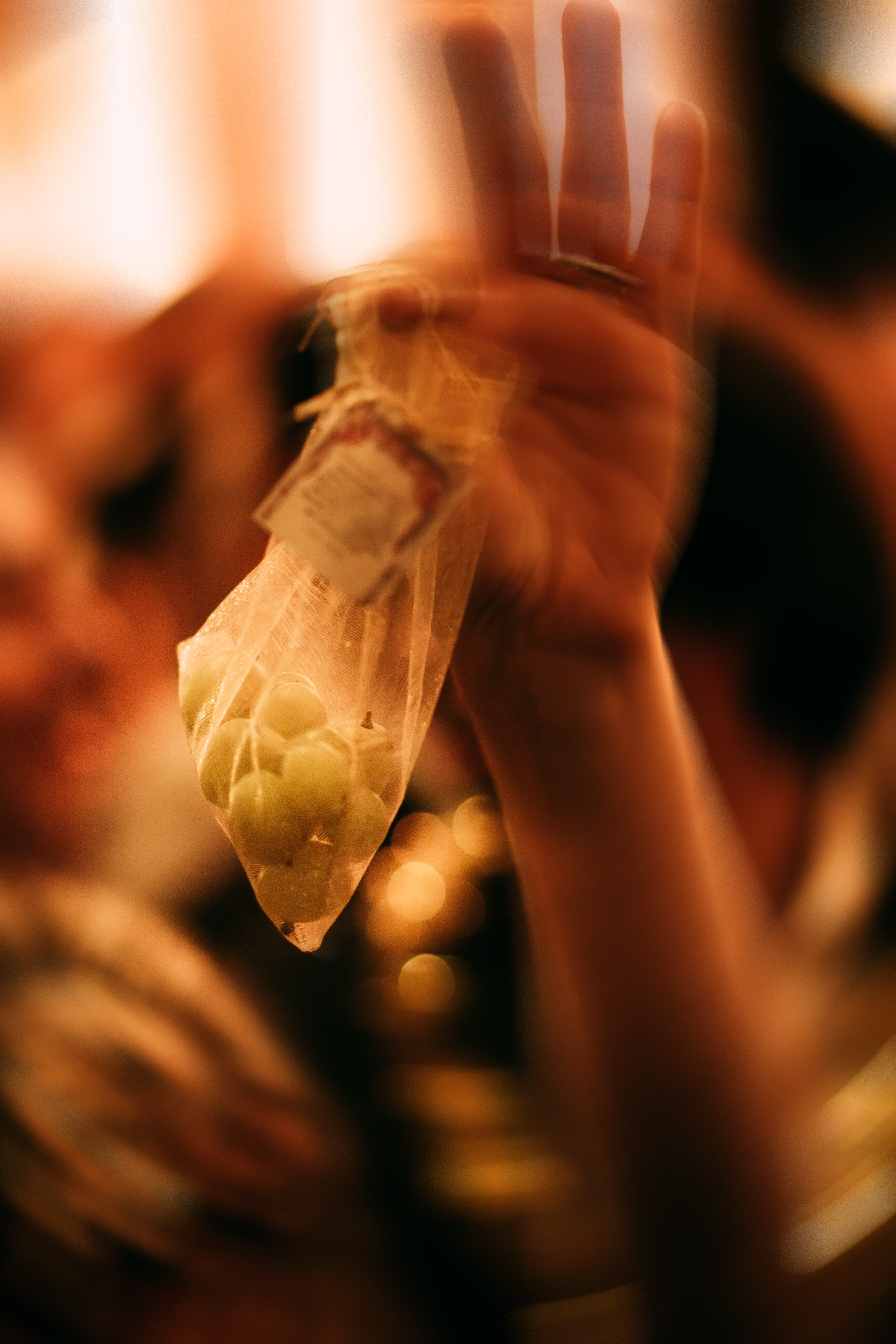 A toast during the celebration